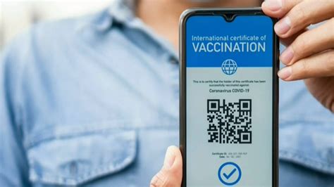 New QR code on smart phone can verify vaccination status when 